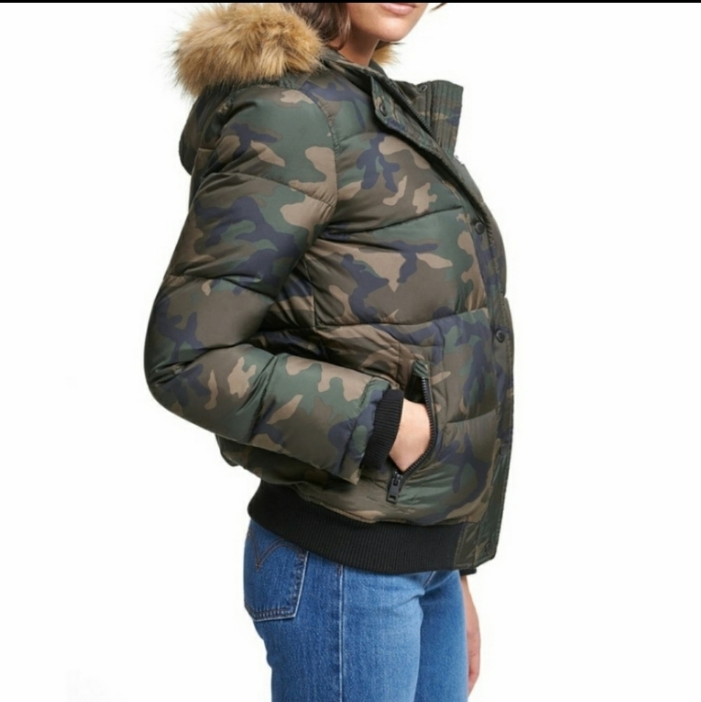 Levi's Resistant Heavyweight Bomber Camo Jacket L